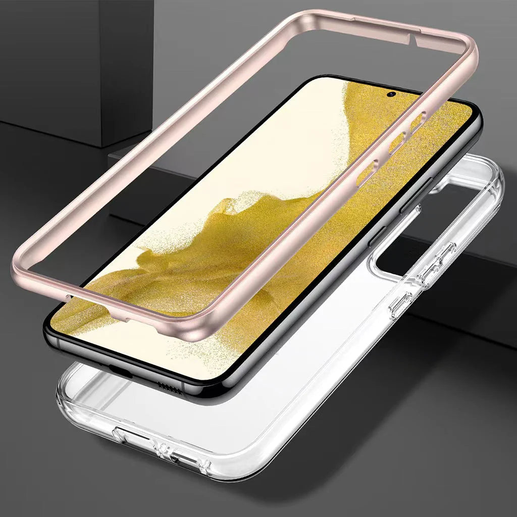 Glitter Marble Pattern Protective Case - Samsung