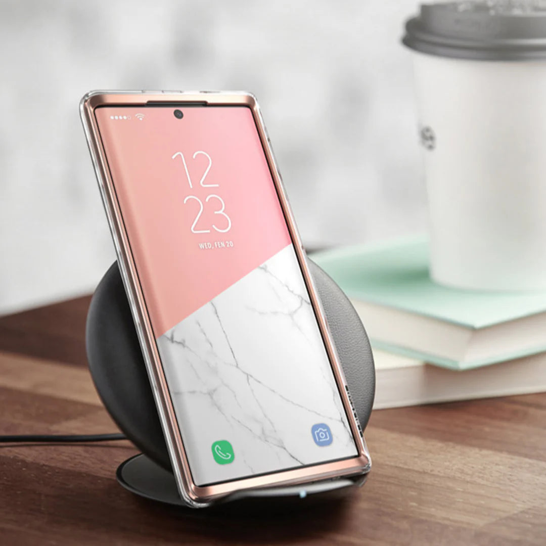 Glitter Marble Pattern Protective Case - Samsung