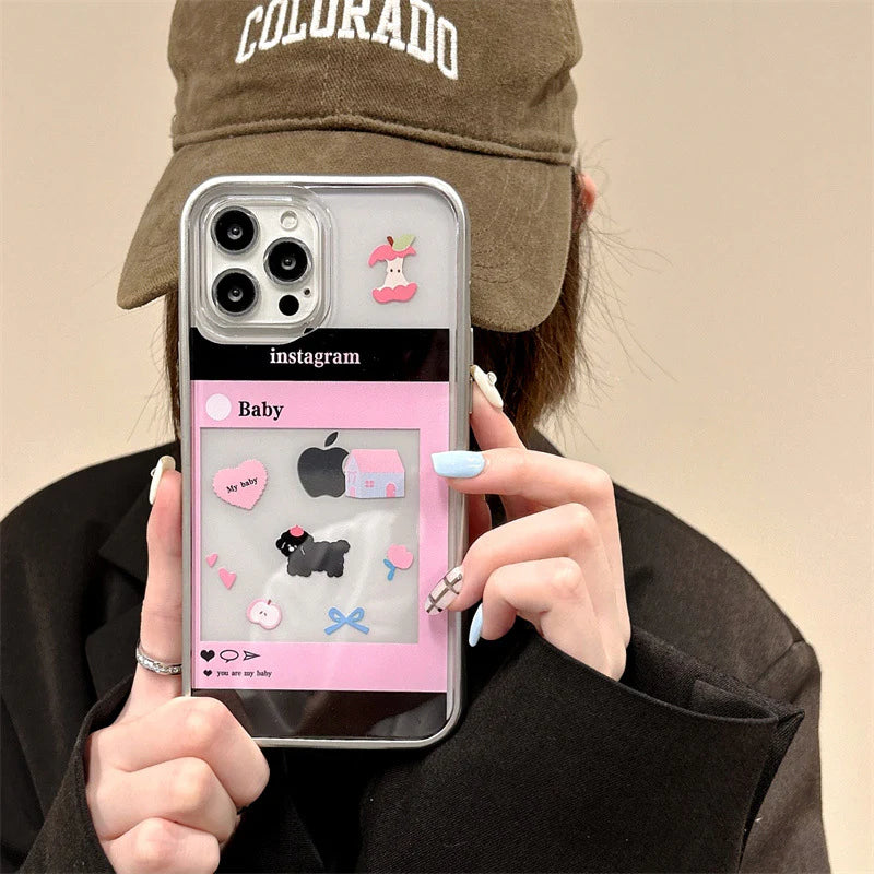 Charming Insta Feed Cute Puppy Case