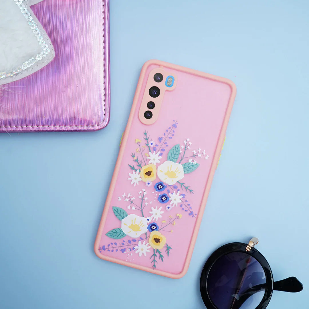 Happy Label Print Matte Finish Case - OnePlus