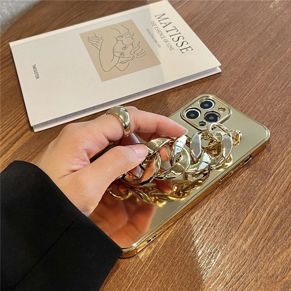 Luxury Electroplated Chain Case