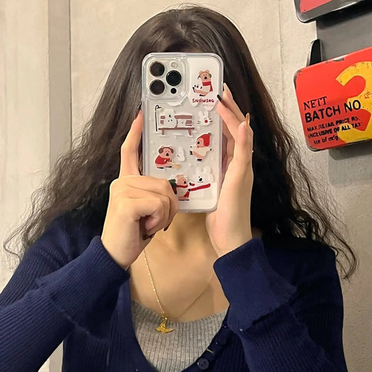 Cartoon Snow Burst Fantasy Case