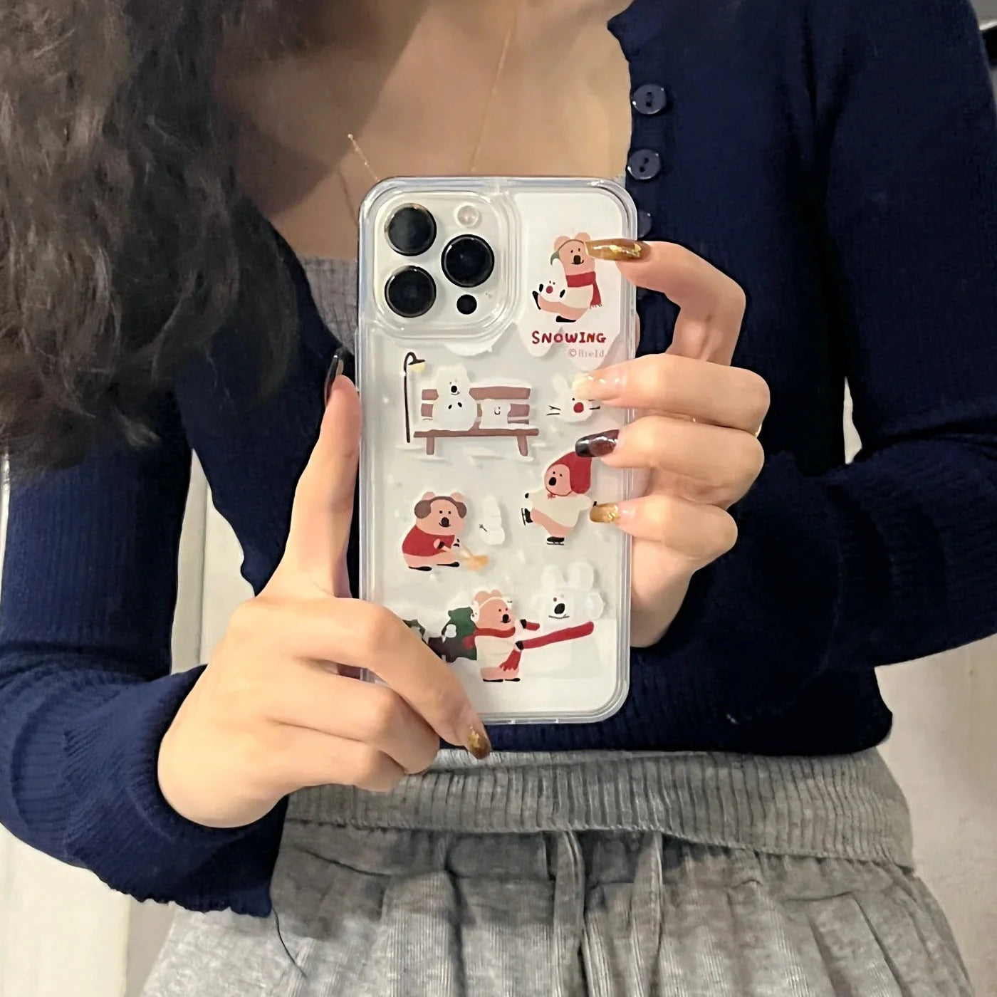 Cartoon Snow Burst Fantasy Case