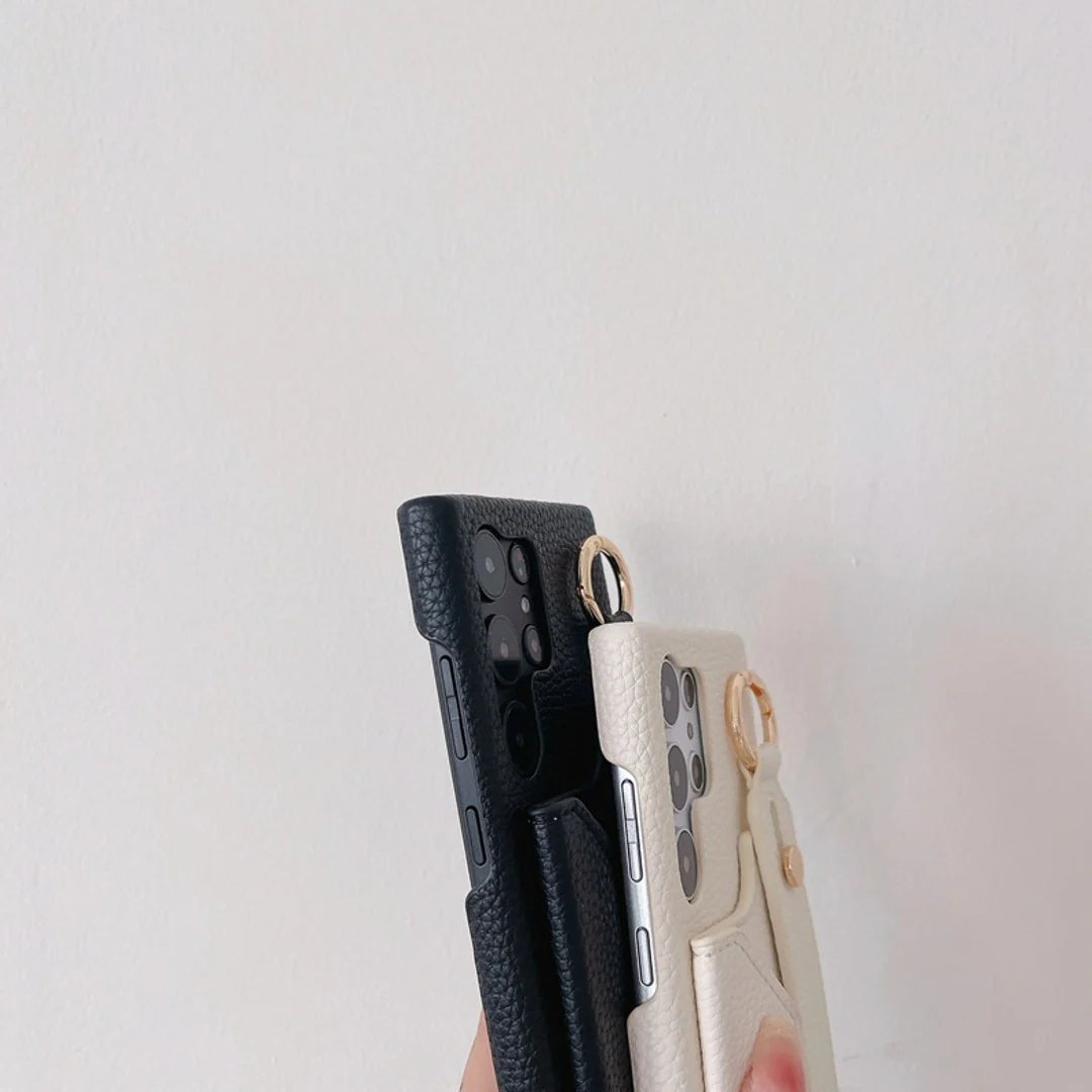 Urban Verve Crossbody Wrist Strap Wallet Phone Case - Samsung
