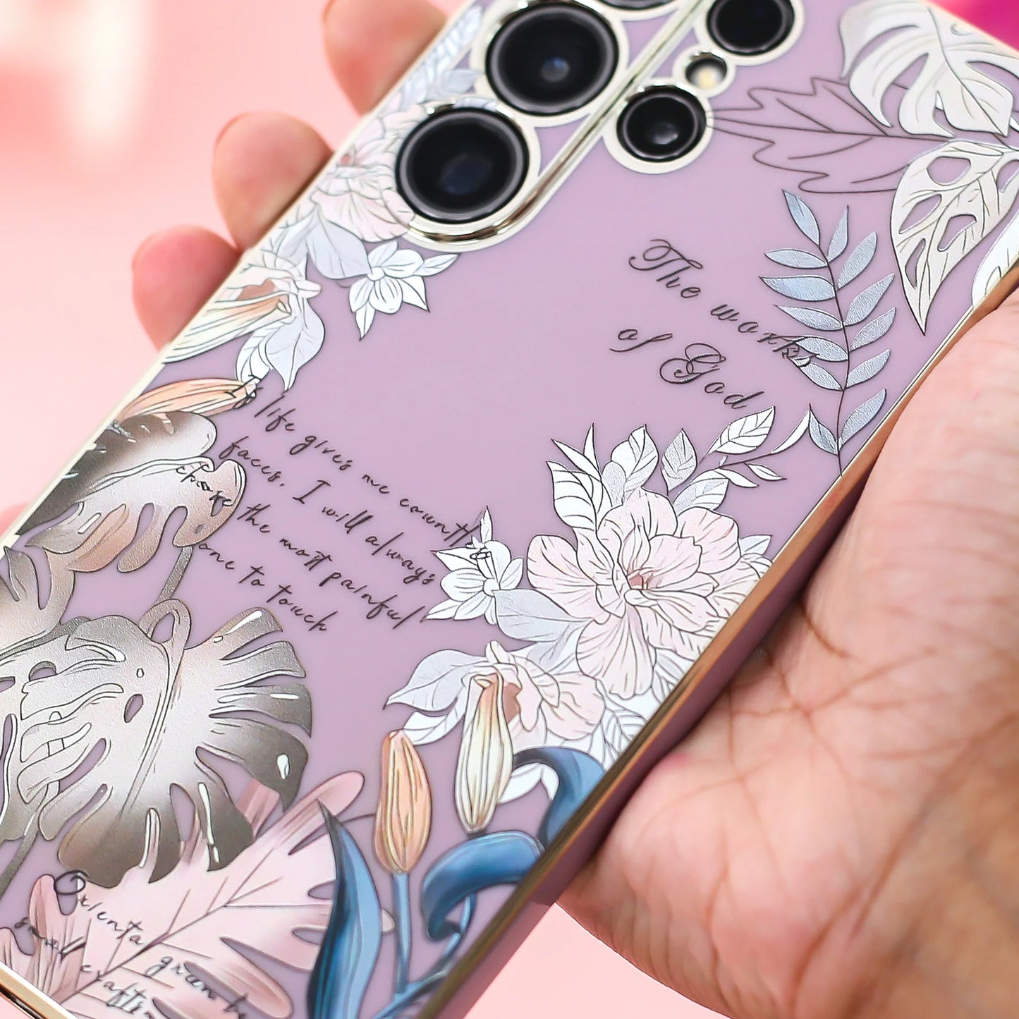3D Floral Mirage Shield Case - Samsung