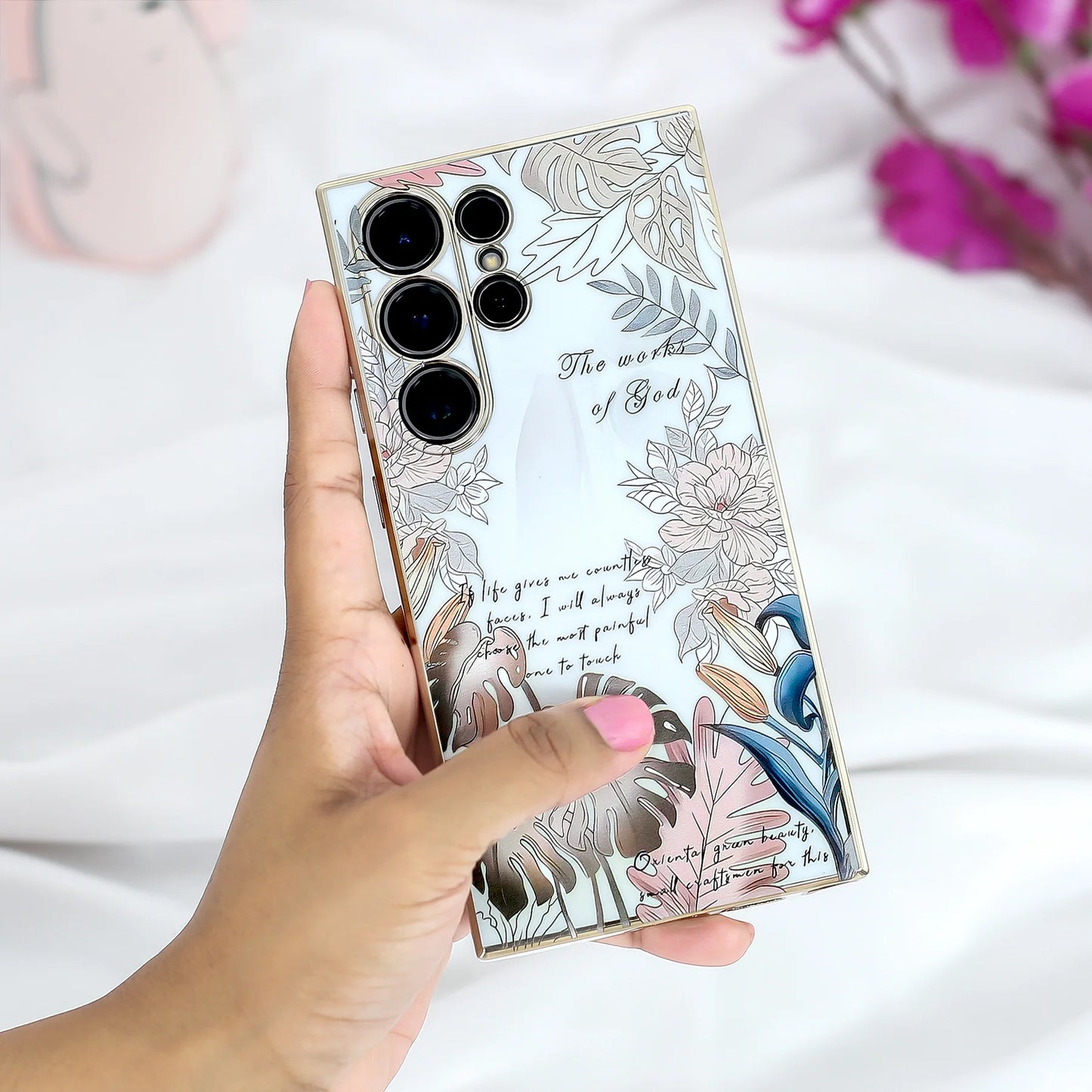 3D Floral Mirage Shield Case - Samsung