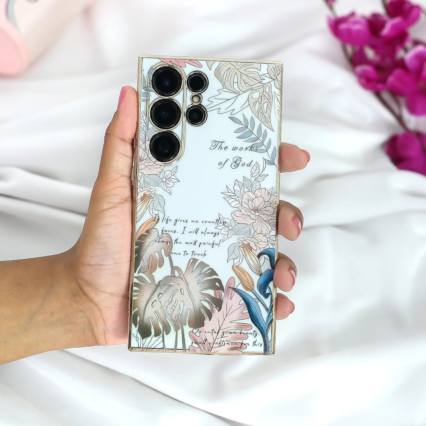 3D Floral Mirage Shield Case - Samsung