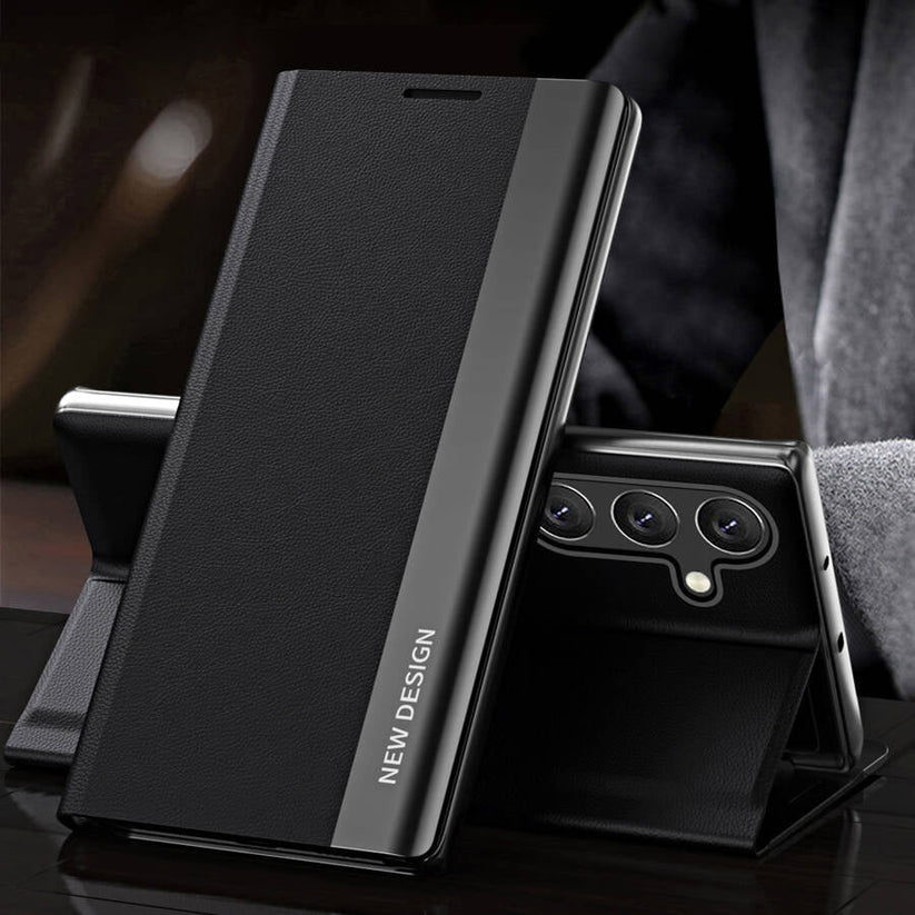 Flip Leather Case - Samsung Galaxy A55