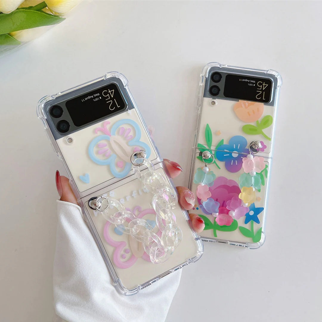 Pretty Flower Bracelet Case - Samsung